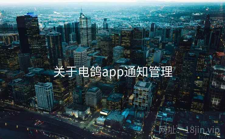 关于电鸽app通知管理 关于电鸽app通知管理